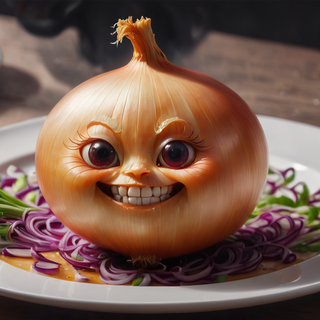 Cute Happy Onion