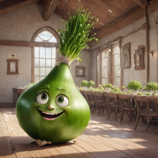 Cute Happy Onion
