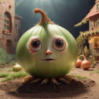 Cute Happy Onion