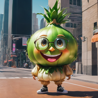 Cute Happy Onion