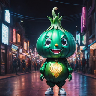 Cute Happy Onion