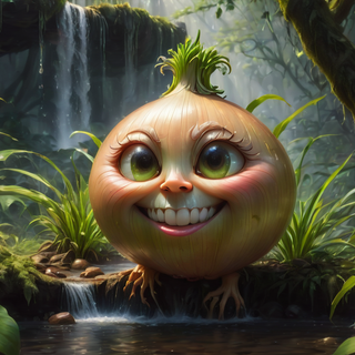 Cute Happy Onion