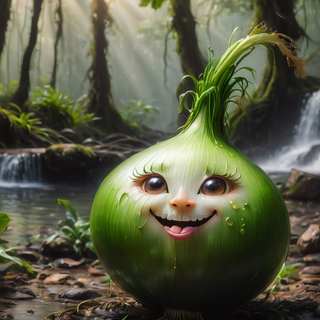 Cute Happy Onion
