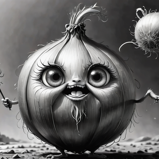 Cute Happy Onion