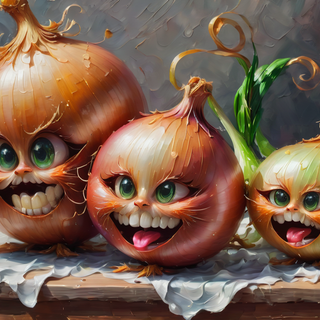 Cute Happy Onion