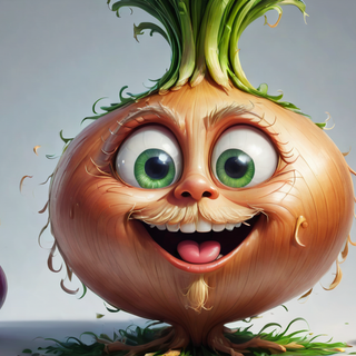 Cute Happy Onion