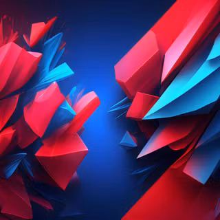 Red Blue Abstract Background