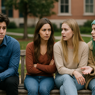 Andy Was Ignore With Girls Isabella Sophie And Emily