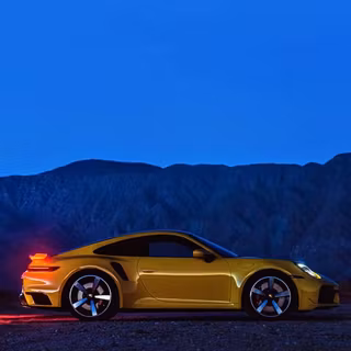 Yellow Porsche 9-11
