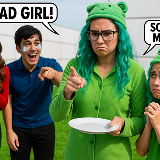 Andy And Isabella Are Laughing With Emily