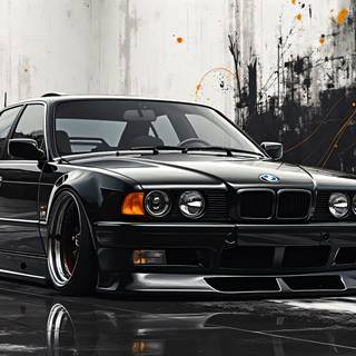 Black BMW M5