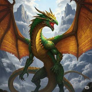 Dragon of Ancient Inca Civilization