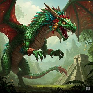 Dragon of Ancient Mayan