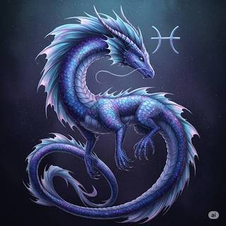 Zodiac Pisces Dragon ♓️