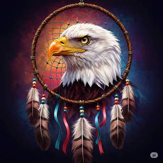 Bald Eagle Dreamcatcher