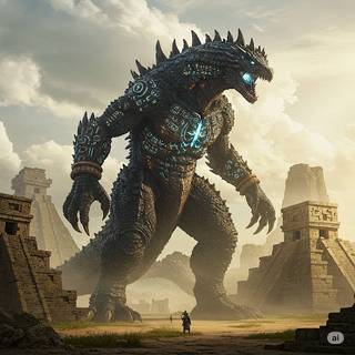Kaiju of Ancient Mayan