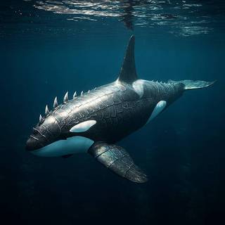 Armored Orca Whale