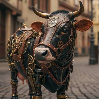 Steampunk Cow