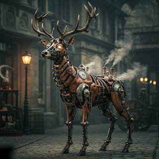 Steampunk Deer