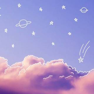 Purple Aesthetic Clouds