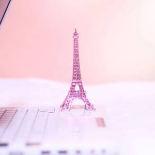 Pink Eiffel Tower