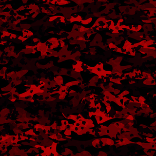 Red Camouflage Pattern 
