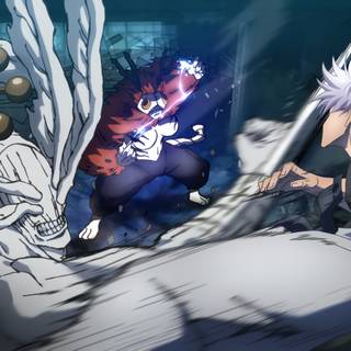 gojo vs mahoraga and agito