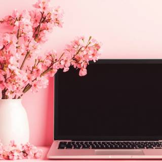Cherry Blossom Laptop