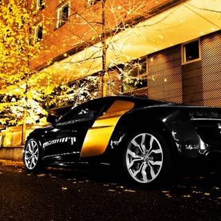 audi gold r8