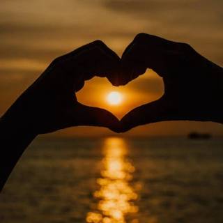 Sunset Heart