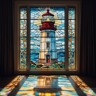 Lighthouse Stained Glass