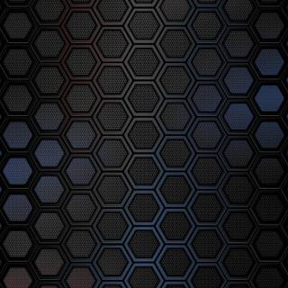 WQHD Wallpaper Metallic Hexagons