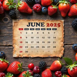 2025 June Calendar