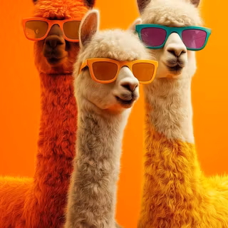 3 cool Llamas