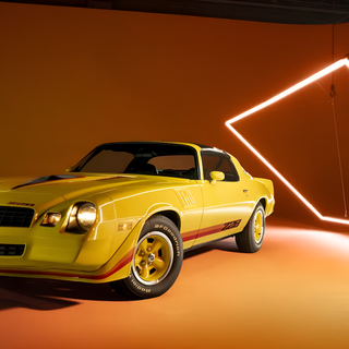 70s Chevy Camaro On The Spot Light