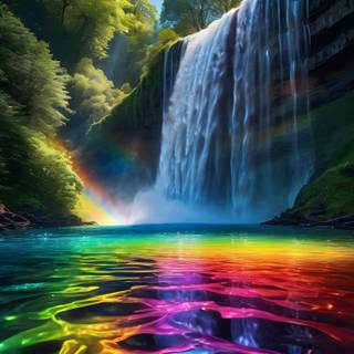 Rainbow Waterfall 