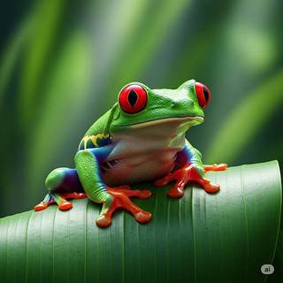 Red Eyed Tree Frog