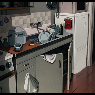 Anime Art House Kitchen
