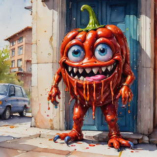 Cute Chili Monster