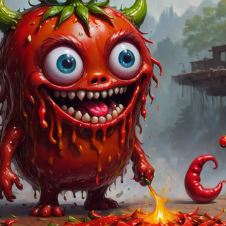 Cute Chili Monster