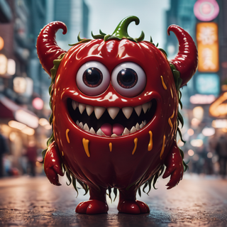 Cute Chili Monster