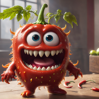 Cute Chili Monster