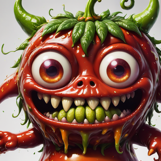 Cute Chili Monster