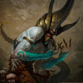 Monstruo del juego de fantasía diablo