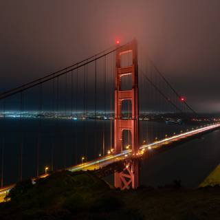 Illuminated Golden Gate 