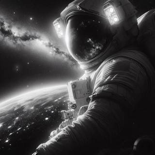 Astronaut in space