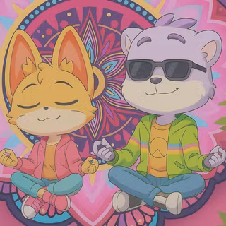 Sam And Kit Are Relaxing And Chilling