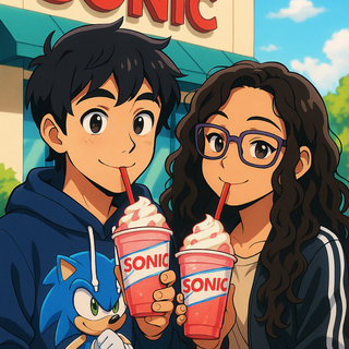 Ramiro X Layla Are Drinking Strawberry Banana Smoothie