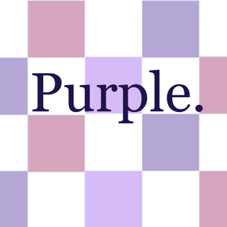 Purple checkerboard