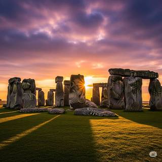 Stonehenge at Sunset